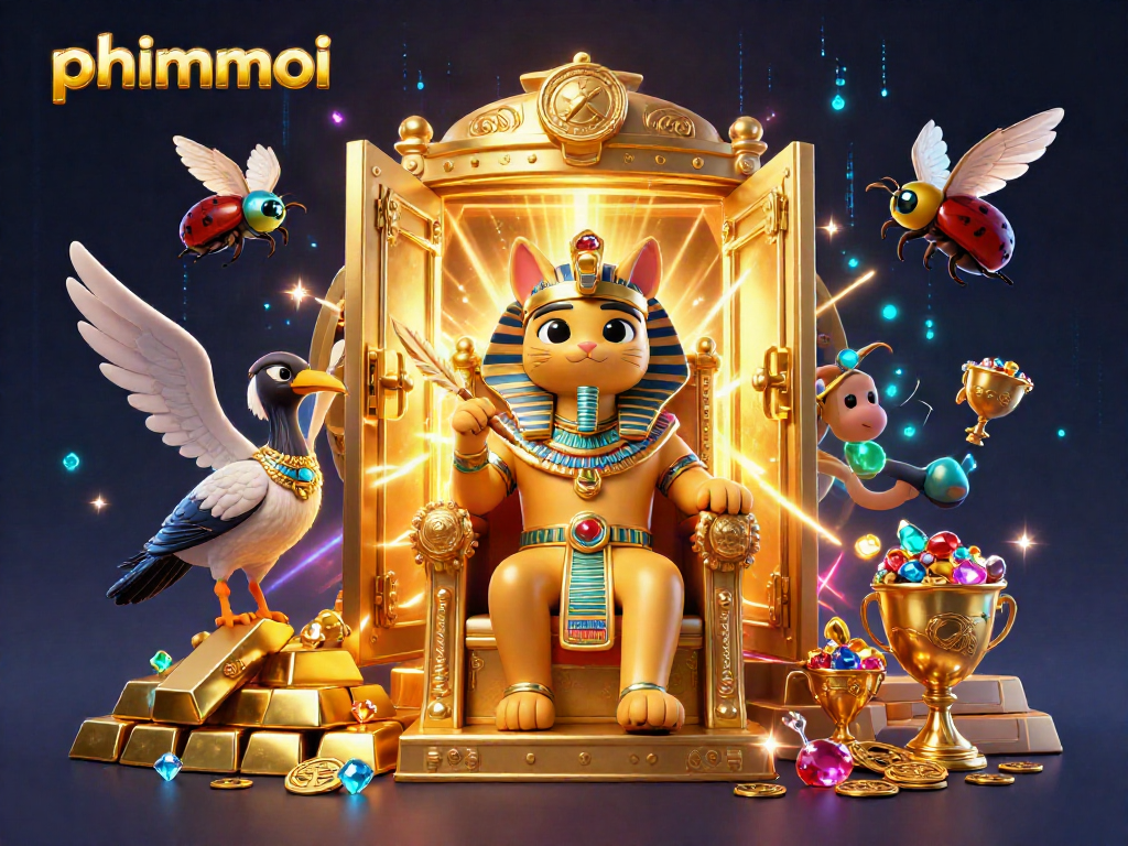 Experience the excitement of phimmoi's casino atmosphere with vibrant characters and treasure.