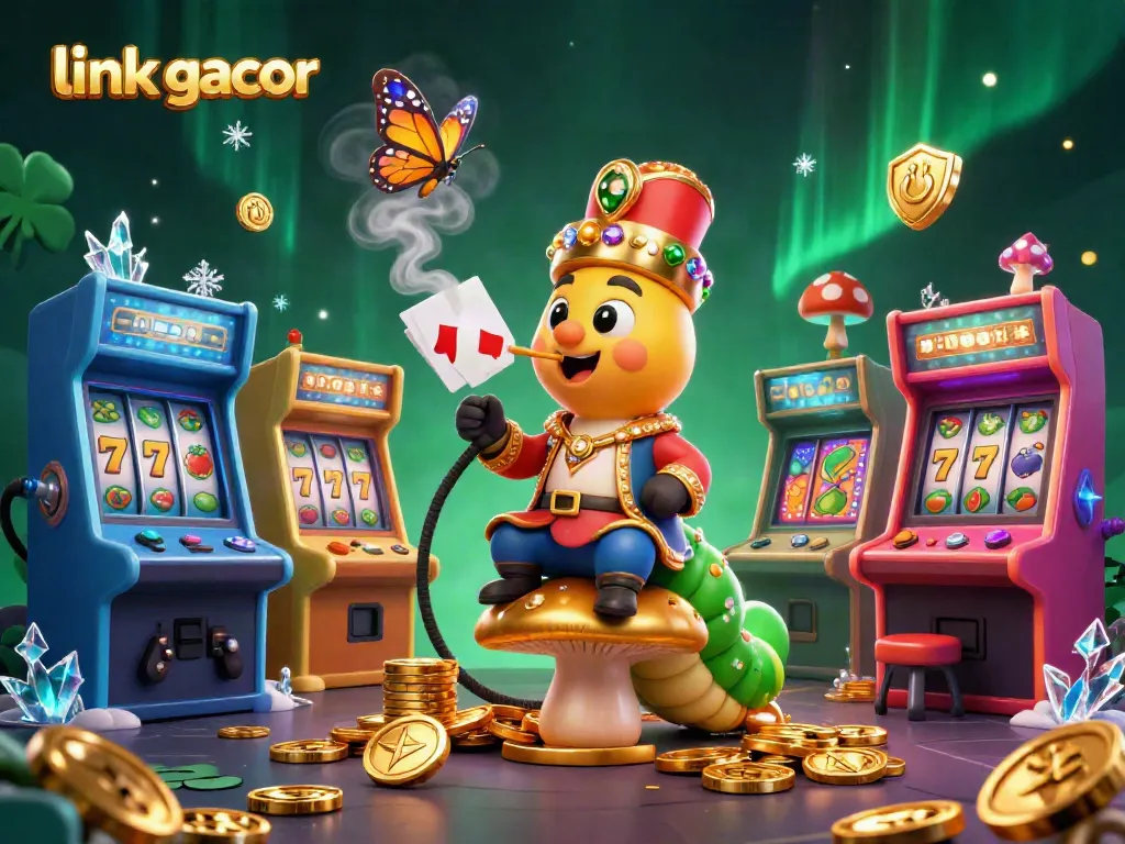 Experience thrilling action in the link gacor world with vivid slot reels and vibrant gaming elements.